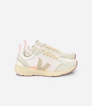 Men's Veja Condor 2 Alveomesh Running Shoes White Brown | HQJ9531PL