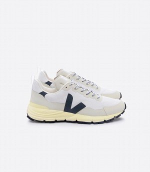 Men's Veja Dekkan Alveomesh Boat Running Shoes White Black | PEN2175BE