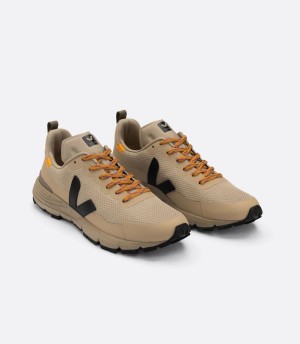 Men's Veja Dekkan Alveomesh Running Shoes Brown Black | PVS299JX