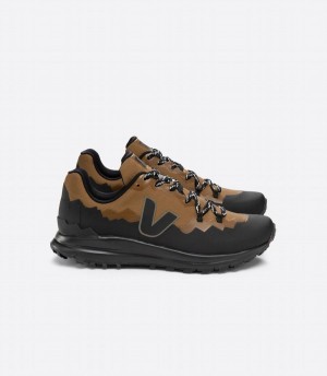 Men's Veja Fitz Roy Trek-shell Terra Running Shoes Brown Black | LZE7660KP