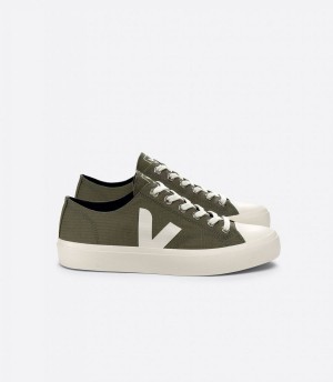 Men's Veja Wata II Low Ripstop Low-Top Sneakers Dark Green | ZKM42CX