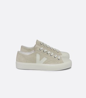 Men's Veja Wata II Low Suede Low-Top Sneakers Beige | ZIJ6158BE