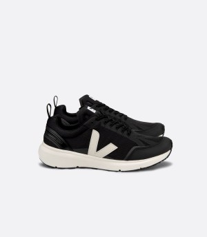 Women's Veja Condor 2 Alveomesh Running Shoes Black White | SZT8914VR