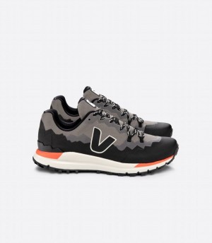 Women's Veja Fitz Roy Trek-shell Basalte Running Shoes Grey Black | IXR7686TW