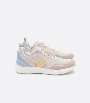 Women's Veja Impala Engineered-mesh Running Shoes White Beige | DJX9383VP