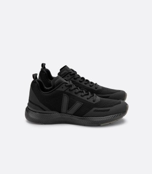 Women's Veja Impala Engineered-mesh Running Shoes Black | AXF6068UI