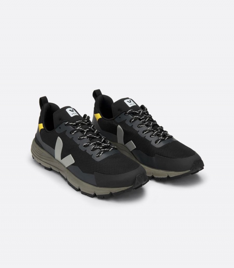 Men's Veja Dekkan Alveomesh Tonic Running Shoes Black Grey | NKT1458NY