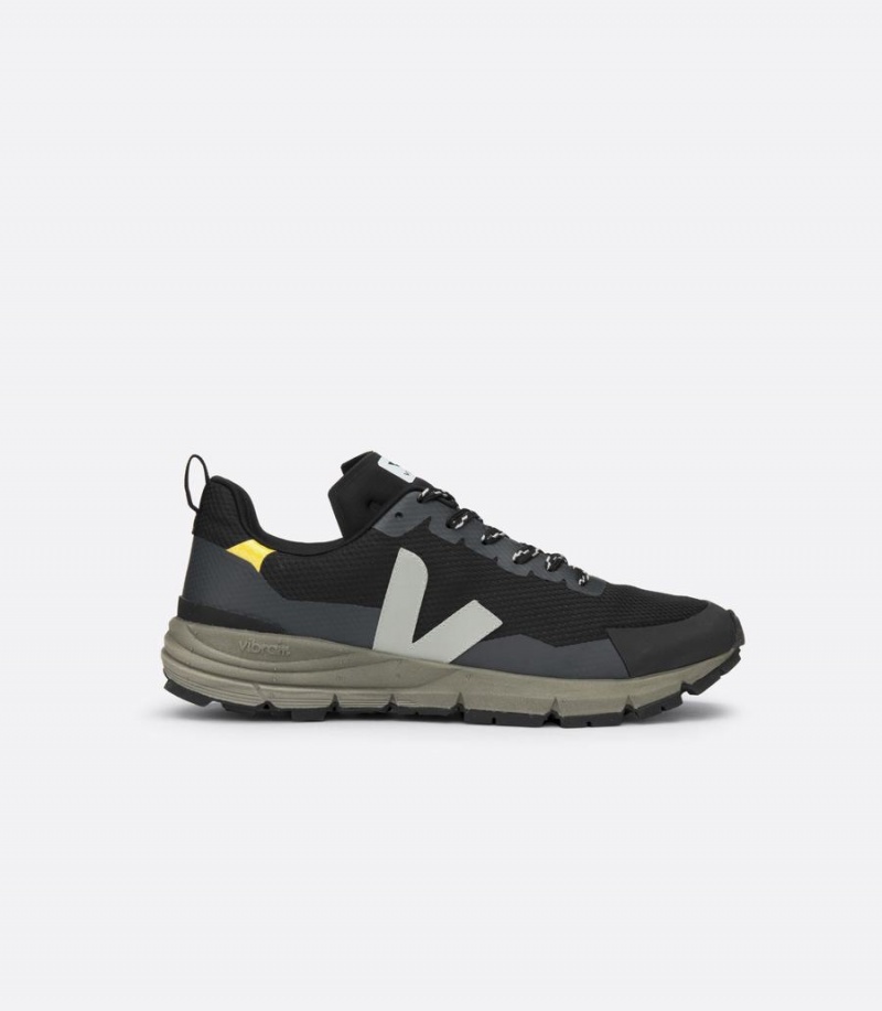 Men's Veja Dekkan Alveomesh Tonic Running Shoes Black Grey | NKT1458NY