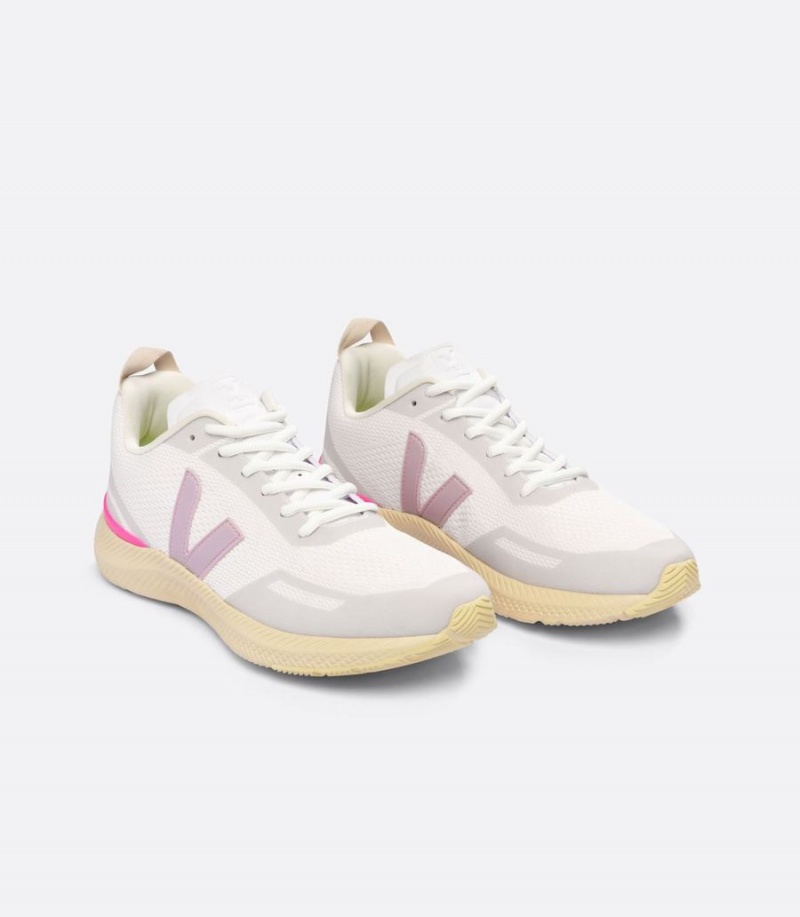 Men's Veja Impala Engineered-mesh Glaze Parme Running Shoes White Purple | XXC2672OP