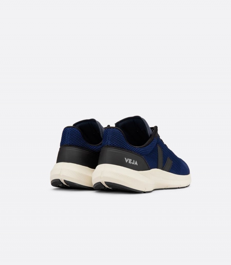 Men's Veja Marlin Lt V-knit Nil Running Shoes Blue Black | ZVY1526FX