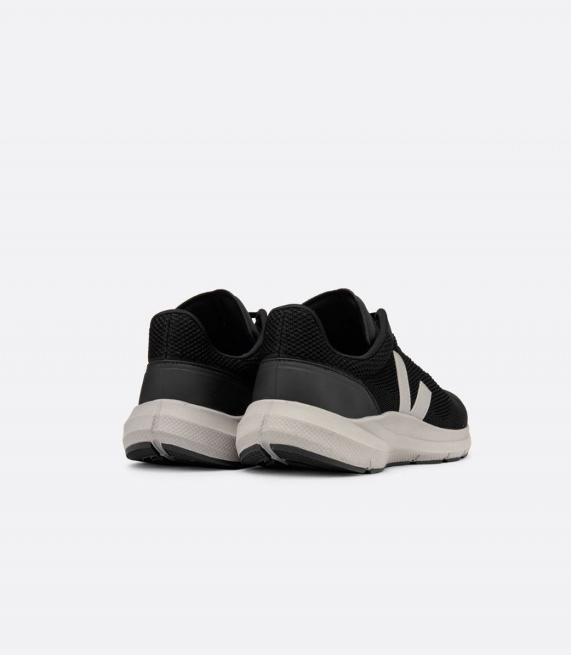 Men's Veja Marlin V-knit Running Shoes Black Grey | LER1184AJ