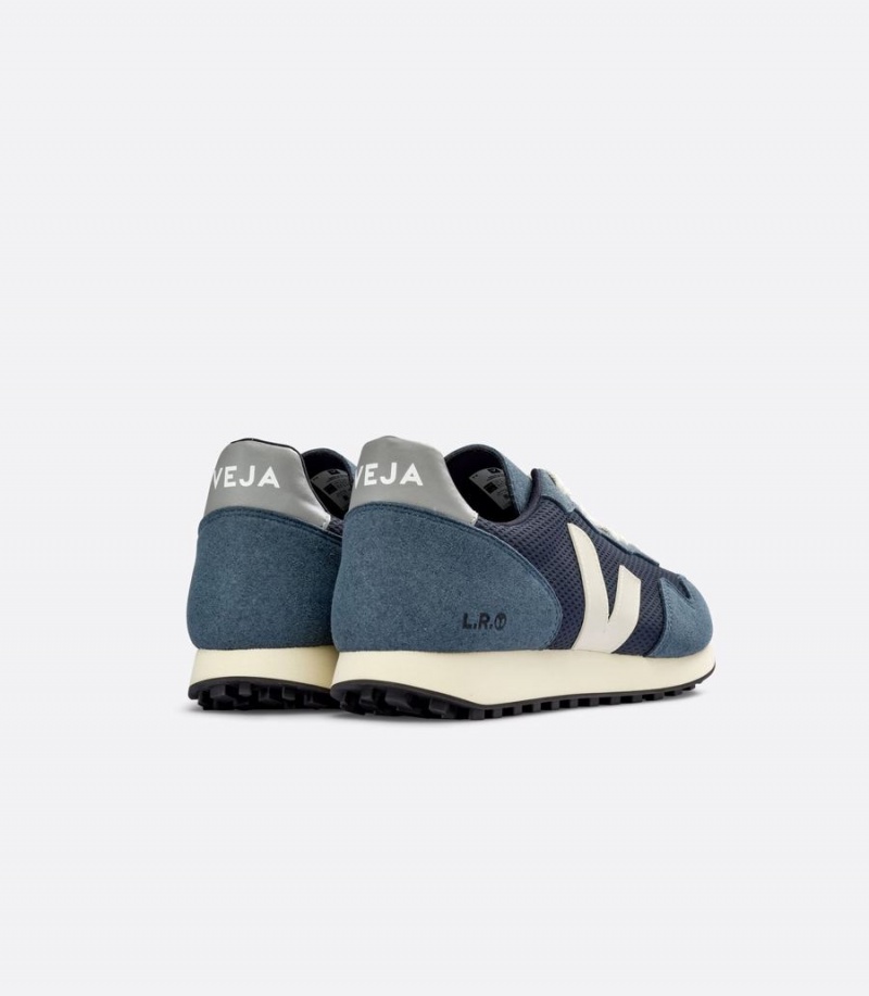 Men's Veja Sdu Alveomesh Boat Running Shoes Blue Black | ILH1482TB