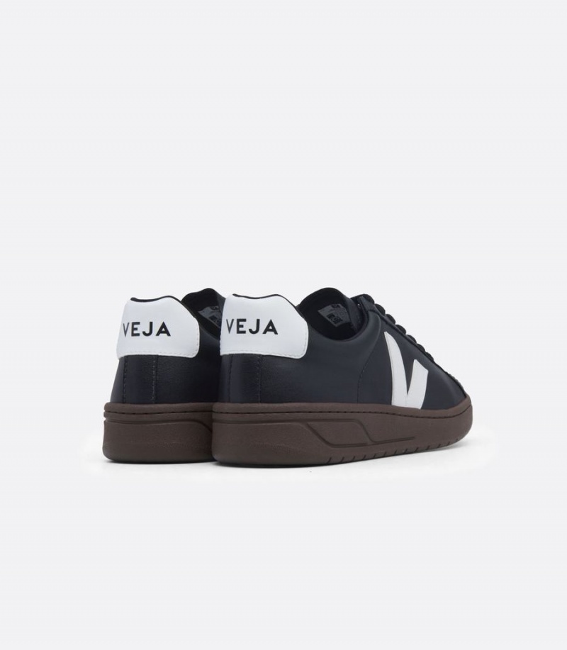 Men's Veja Urca Cwl Low-Top Sneakers Black White | KMQ6093OW