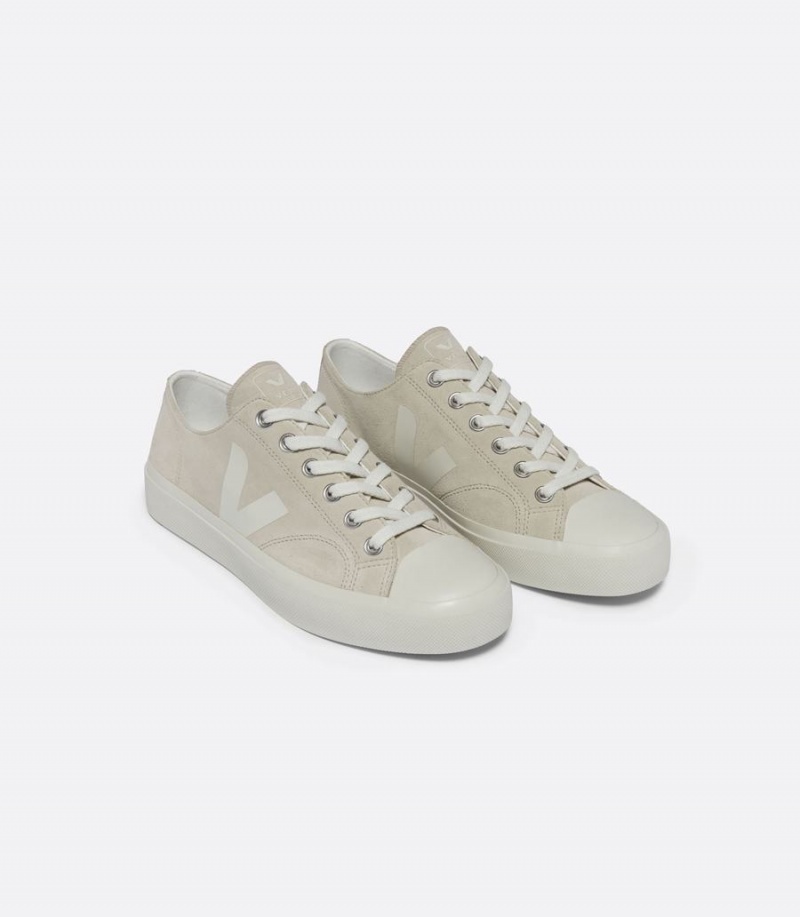 Men's Veja Wata II Low Suede Low-Top Sneakers Beige | ZIJ6158BE