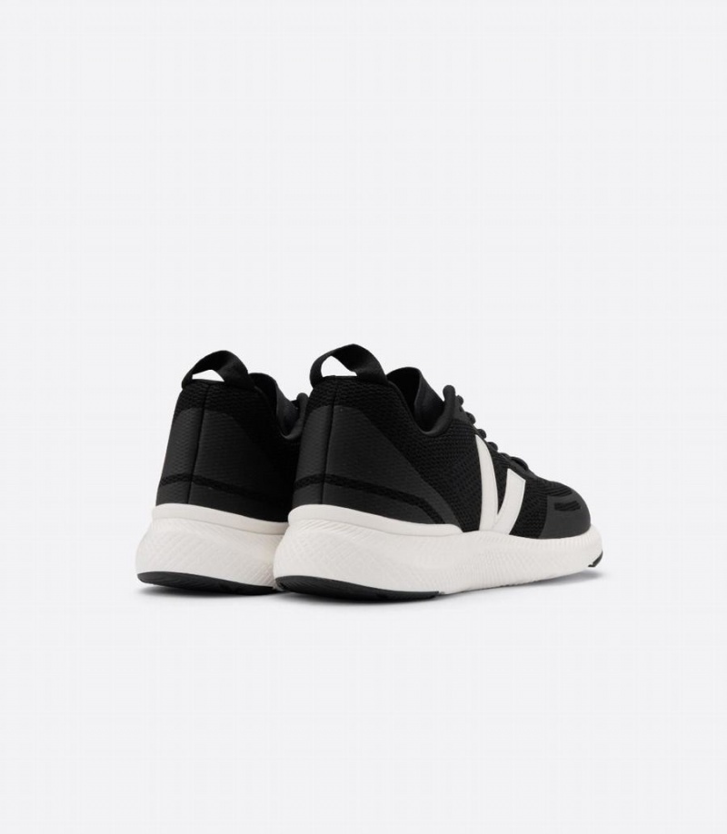 Women's Veja Impala Cream Running Shoes Black White | JAS5411FS