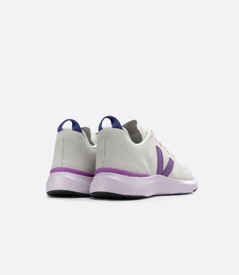 Women's Veja Impala Engineered-mesh Cosmos Running Shoes White Purple | PZB6430GR