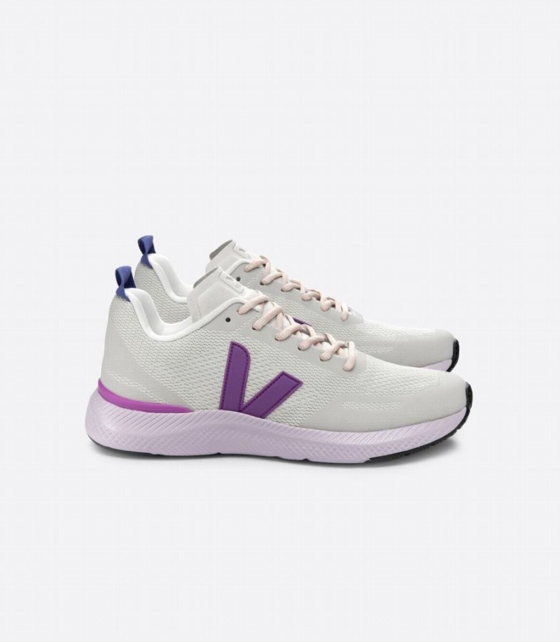 Women\'s Veja Impala Engineered-mesh Cosmos Running Shoes White Purple | PZB6430GR