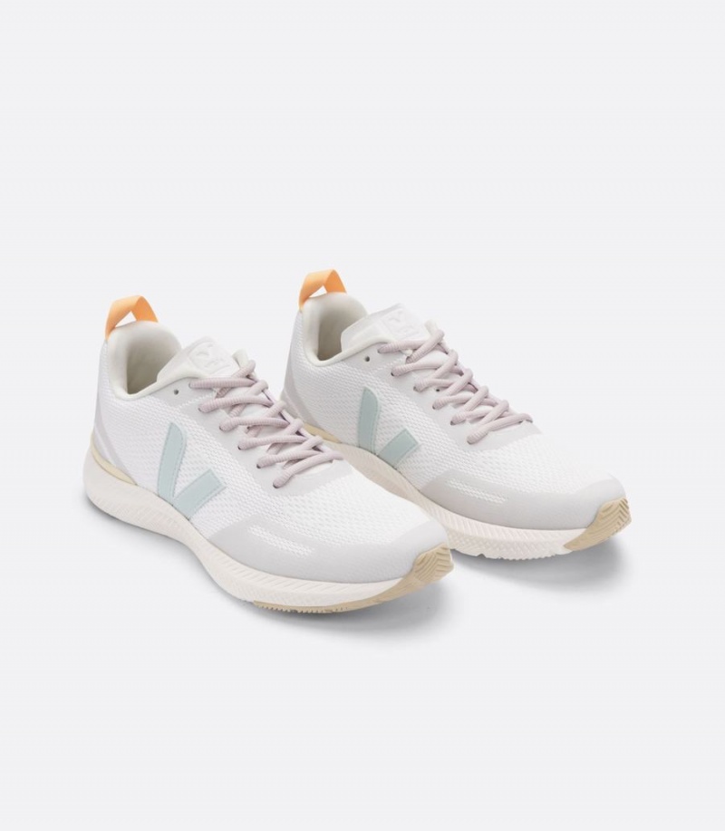 Women's Veja Impala Engineered-mesh Eggshell Menthol Running Shoes White Grey | JQU9979LN