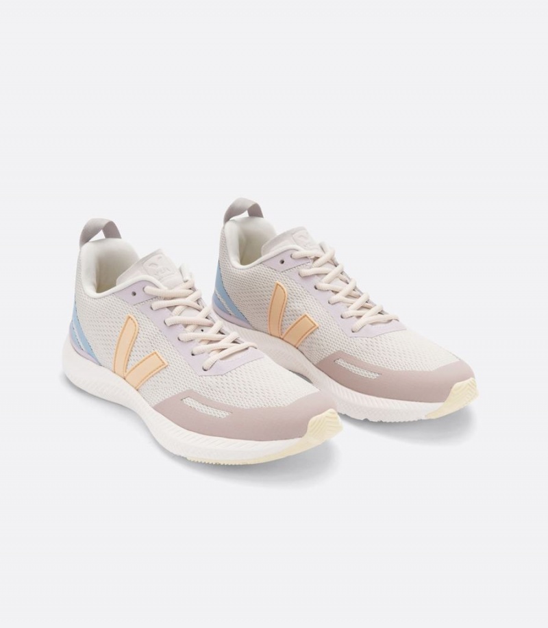 Women's Veja Impala Engineered-mesh Running Shoes White Beige | DJX9383VP