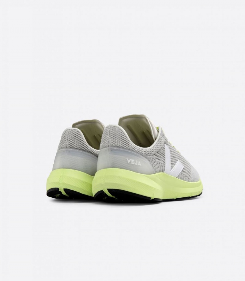 Women's Veja Marlin V-knit Chalk Running Shoes Grey White | RUB3577EB