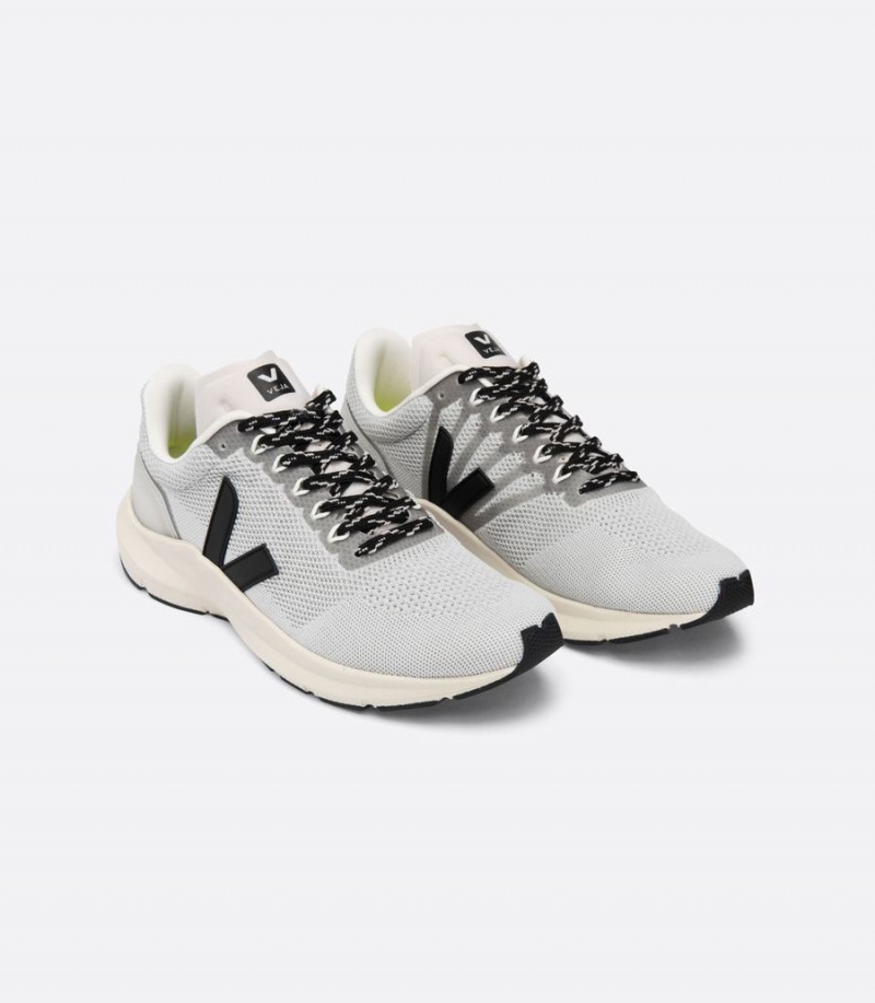 Women's Veja Marlin V-knit Polar Running Shoes Grey Black | RUR752CI