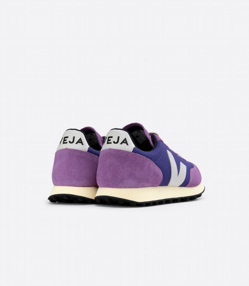 Women's Veja Rio Branco Alveomesh Running Shoes Purple White | BRL359CC