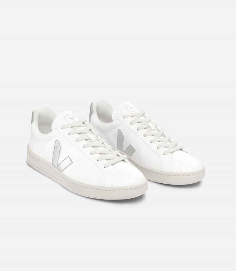 Women's Veja Urca Cwl Low-Top Sneakers White Silver | SGS8191VX