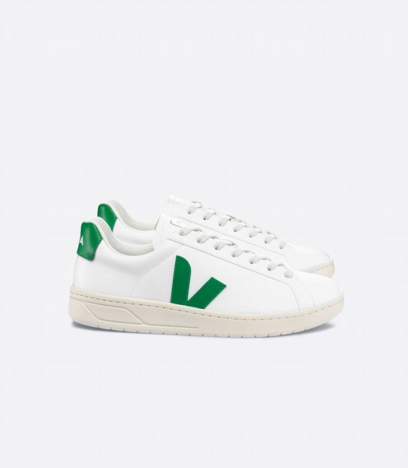 Women\'s Veja Urca Cwl Low-Top Sneakers White Green | WCY4985GI