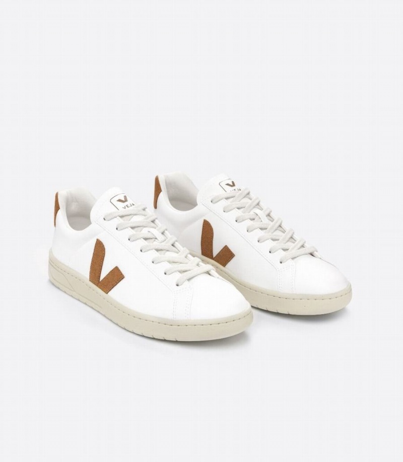 Women's Veja Urca Cwl Low-Top Sneakers White Brown | NNA7715CF